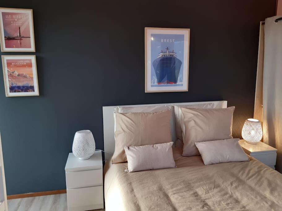 Logement 80 M2 Avec Terrasses Entre Les Deux Abers Landéda Exteriör bild