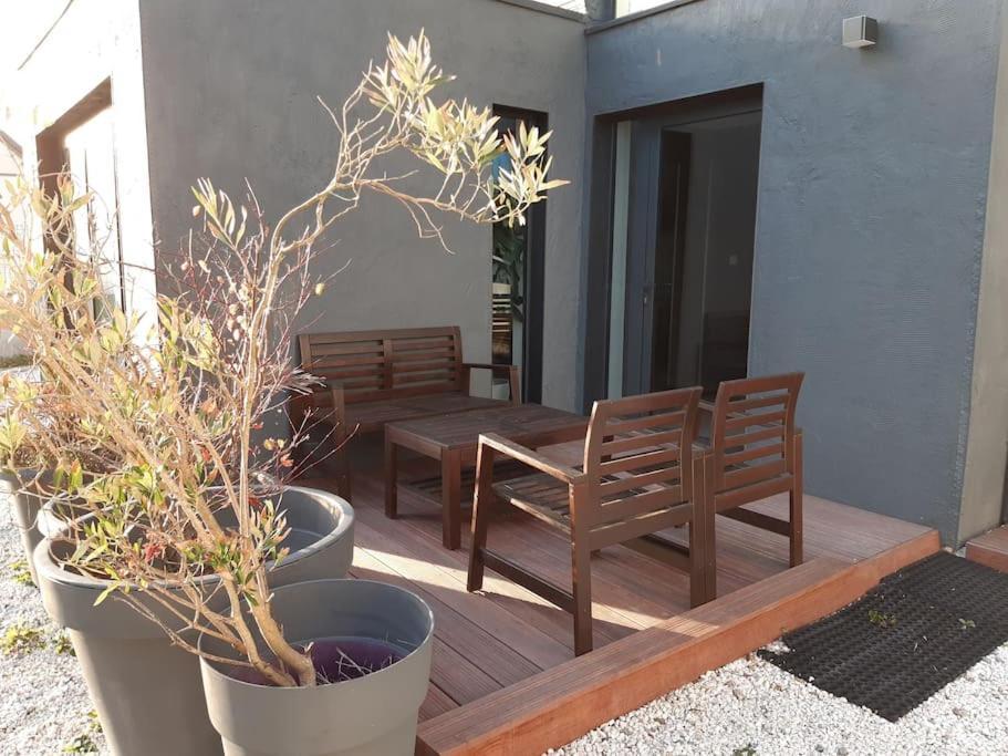 Logement 80 M2 Avec Terrasses Entre Les Deux Abers Landéda Exteriör bild